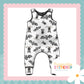 Bats Splats French Terry Romper