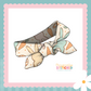 Cottage Bunnies Mint Print Tiny Knot Headband