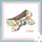 Cottage Bunnies Blue Print Tiny Knot Headband