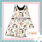 Exclusive Hedgehog Print French Terry Blossom Dress