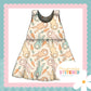 Cottage Bunnies Mint - French Terry Blossom Dress