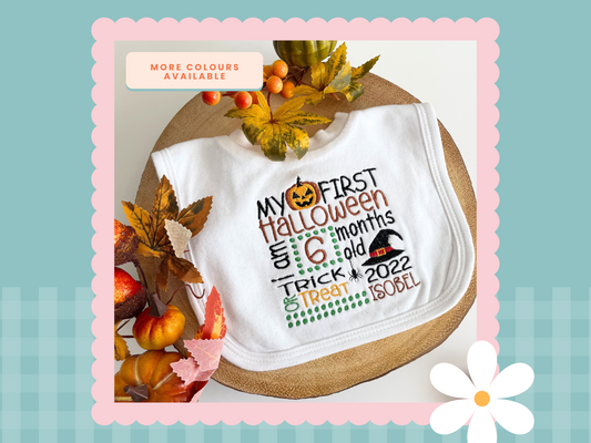 My First Halloween Bib