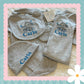 5 Piece Personalised Layette Set ✭ Elle The Elephant Design