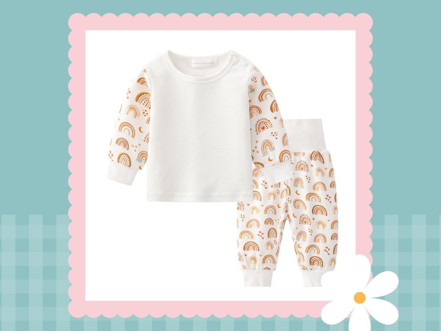 Somewhere Over The Rainbow Print Lounge Set | Soft Cotton Loungewear | Clearance