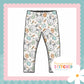 MR Bunny Print French Terry Classic Leggings