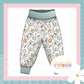 MR Bunny Print French Terry Relaxed Fit Yoga Waist & Cuff Joggers