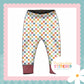 Muted Check Print French Terry Cuff Leggings