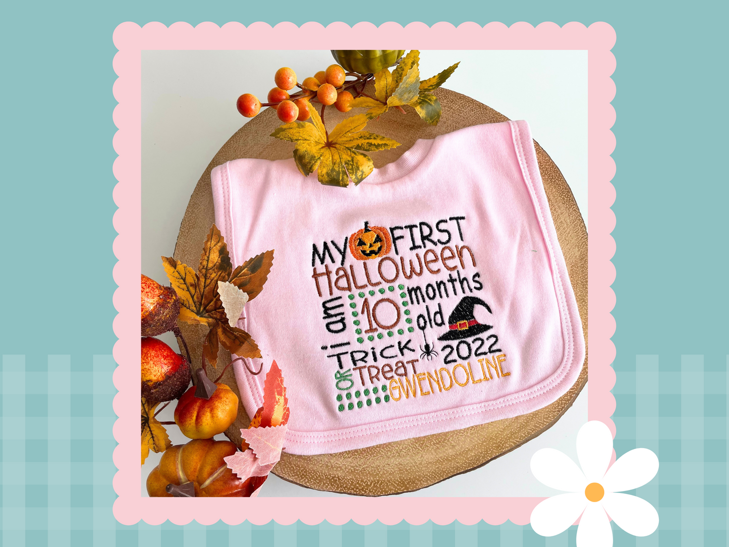 My First Halloween Bib