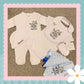 5 Piece Personalised Layette Set ✭ Elle The Elephant Design