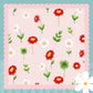 Ladybird Flowers Print French Terry Blossom Dress (Handmade To Order)