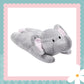 Baby Luxury Plush Blanket With Elephant Plush Toy (Personlaised)