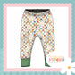 Muted Check Bunny Print French Terry Cuff Leggings