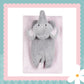 Baby Luxury Plush Blanket With Elephant Plush Toy (Personlaised)