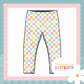 Pastel Check Print French Terry Classic Leggings