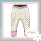 Pastel Check Print French Terry Cuff Leggings