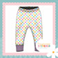 Pastel Check Print French Terry Cuff Leggings