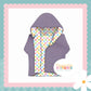 Pastel Check Print & Waffle Knit Hooded Cardigan