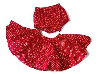 Red Polka Dot | Woven Cotton Bloomers