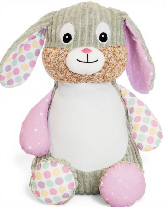 Bubblegum Sensory Bunny | Official Cubbie Soft Toy | Personalised