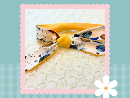 Handmade Tiny Knot Headband (choice of prints)