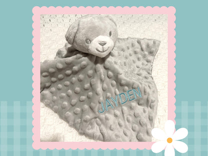Personalised Bubble Bear Comforter | Embroidered