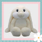 'Charlotte' Cream Personalised Bunny