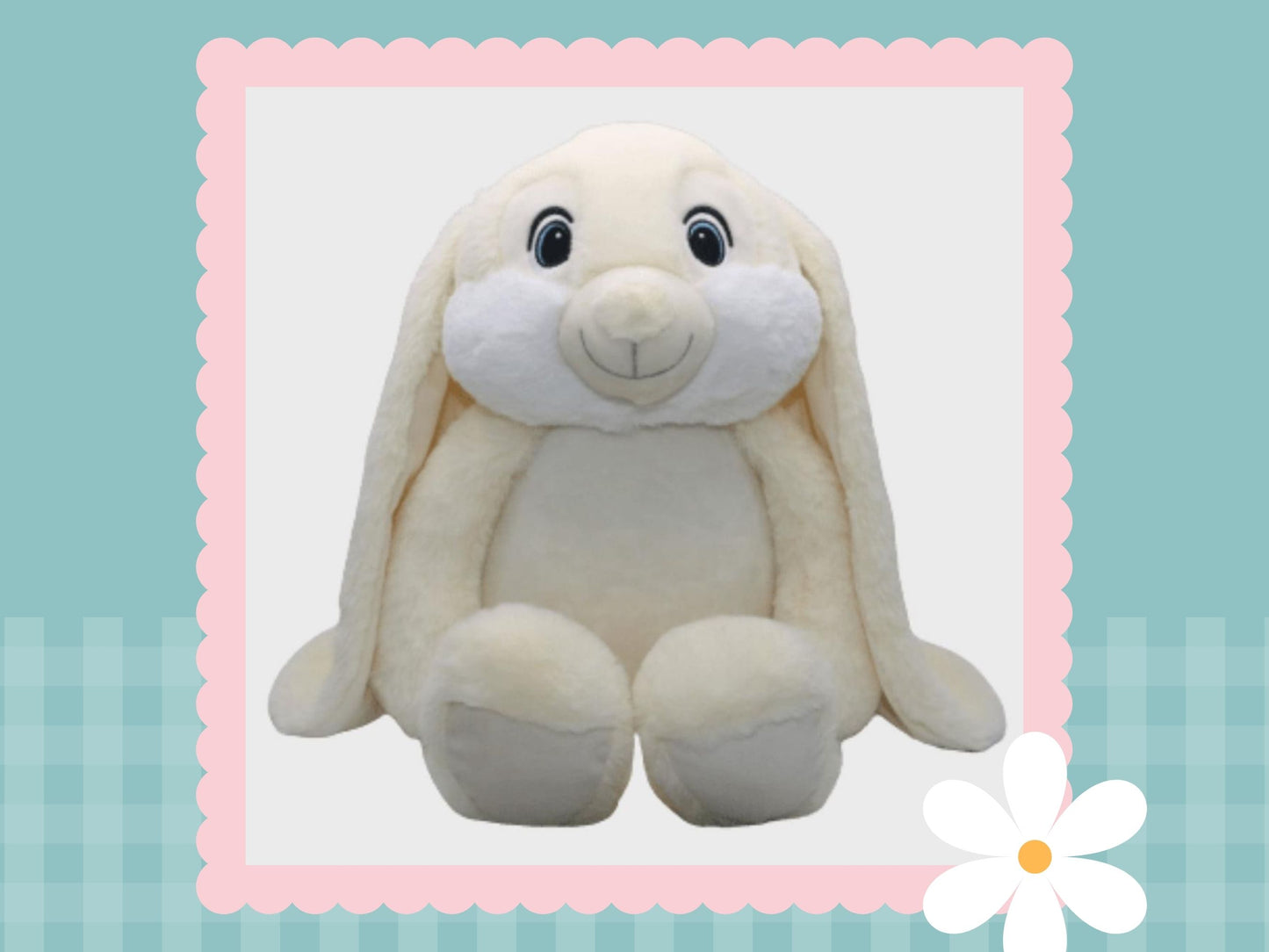 'Charlotte' Cream Personalised Bunny