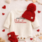 Valentines Design Organic Knit Romper (Romper Only)