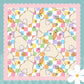 Pastel Check Bunny Print French Terry Blossom Dress