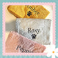 Personalised Waffle Pet Blanket With Paw Print