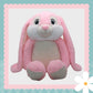 'Susie' Pink Personalised Bunny