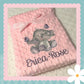 Dimple Fleece Blanket ✭ Elle The Elephant Design