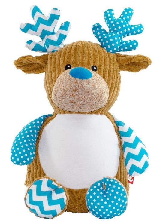 Blue Harlequin Reindeer