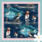 Ice Skating Puffins French Terry Romper (Made To Order)