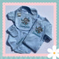 5 Piece Personalised Layette Set ✭ Elle The Elephant Design