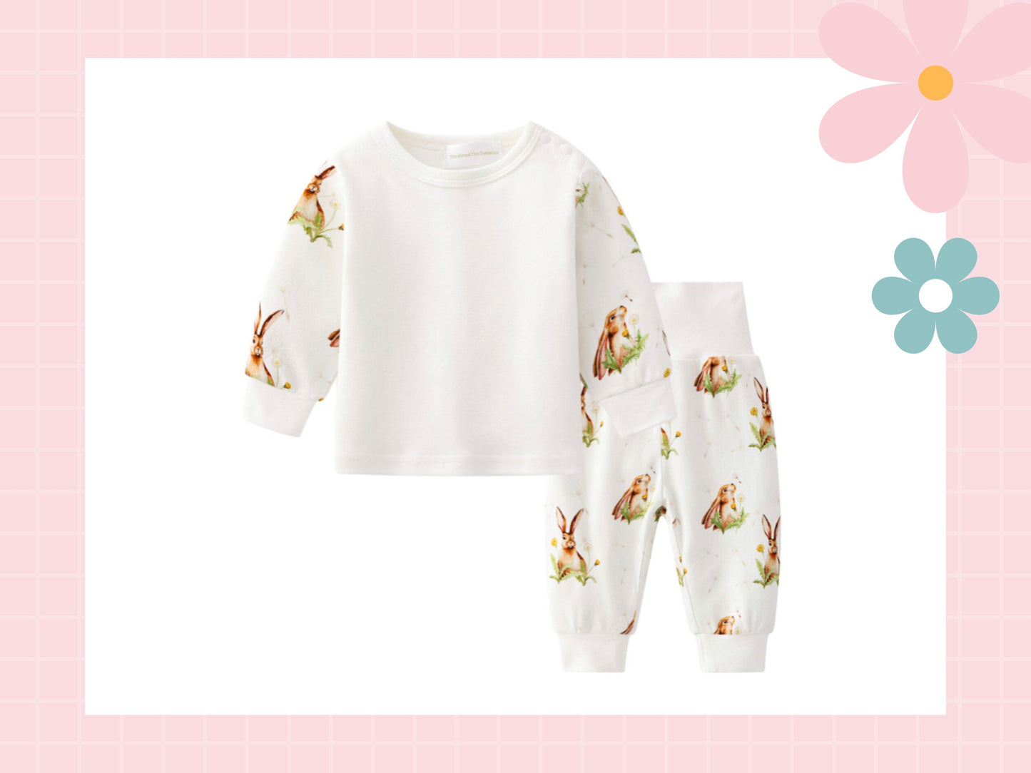 Hare & The Dandelion Personalised Lounge Set (Baby & Kids)