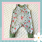 Handmade Strawberry Meadow Print Playful Romper