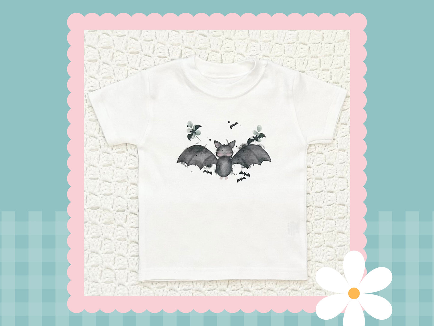 Bat Splats Print T-Shirt