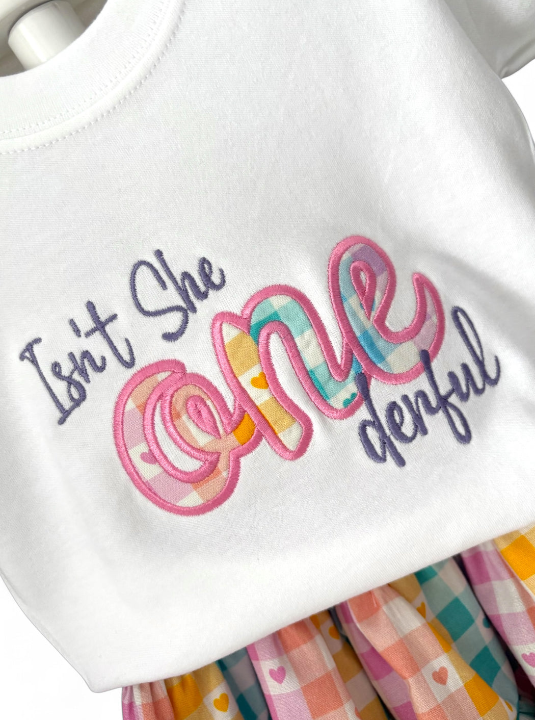 Isn't She One-derful embroidered T-Shirt