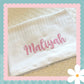 Deluxe Cellular Personalised Baby Blanket