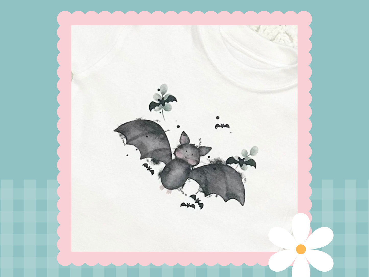 Bat Splats Print T-Shirt