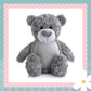 Grey Tummi Bear (Personalised)