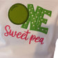 One Sweet Pea Embroidered T-shirt