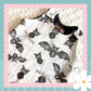 Handmade Bat Splats Print Playful Romper