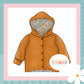 Cottage Bunnies Mint - Waffle Knit Hooded Cardigan