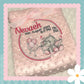 Birth Details Elle The Elephant  Keepsake Baby Blanket