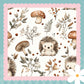 Exclusive Hedgehog Print Handmade Baby Blanket