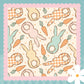 Cottage Bunnies Mint - French Terry Blossom Dress