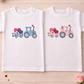 Valentine Tractor sketch T-Shirt (Optional Personalisation)