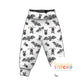 Bats Splats Print French Terry Relaxed Fit Yoga Waist & Cuff Joggers